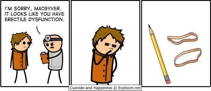 Cyanide and happiness Macgyver funny image