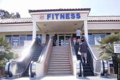 Fitniss gezond neem de trap niet de roltrap