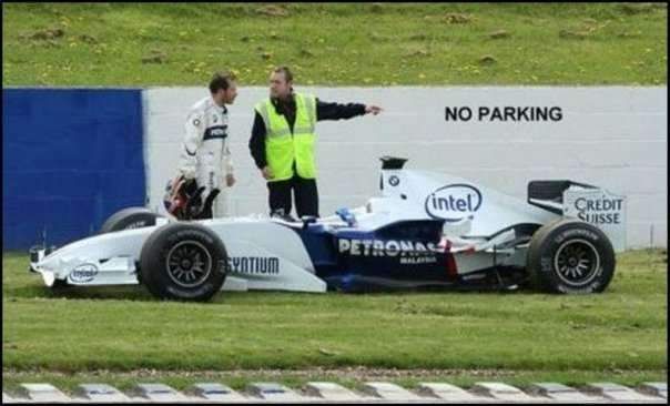 formula 1 no parking funny picture