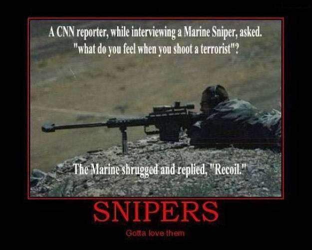 sniper cnn reporter funny image